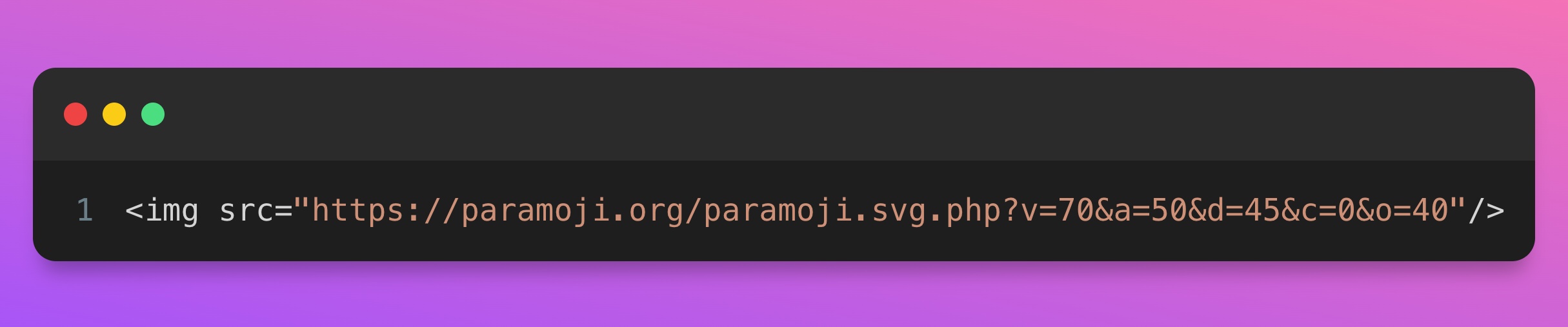 Paramoji - A parametric emoji