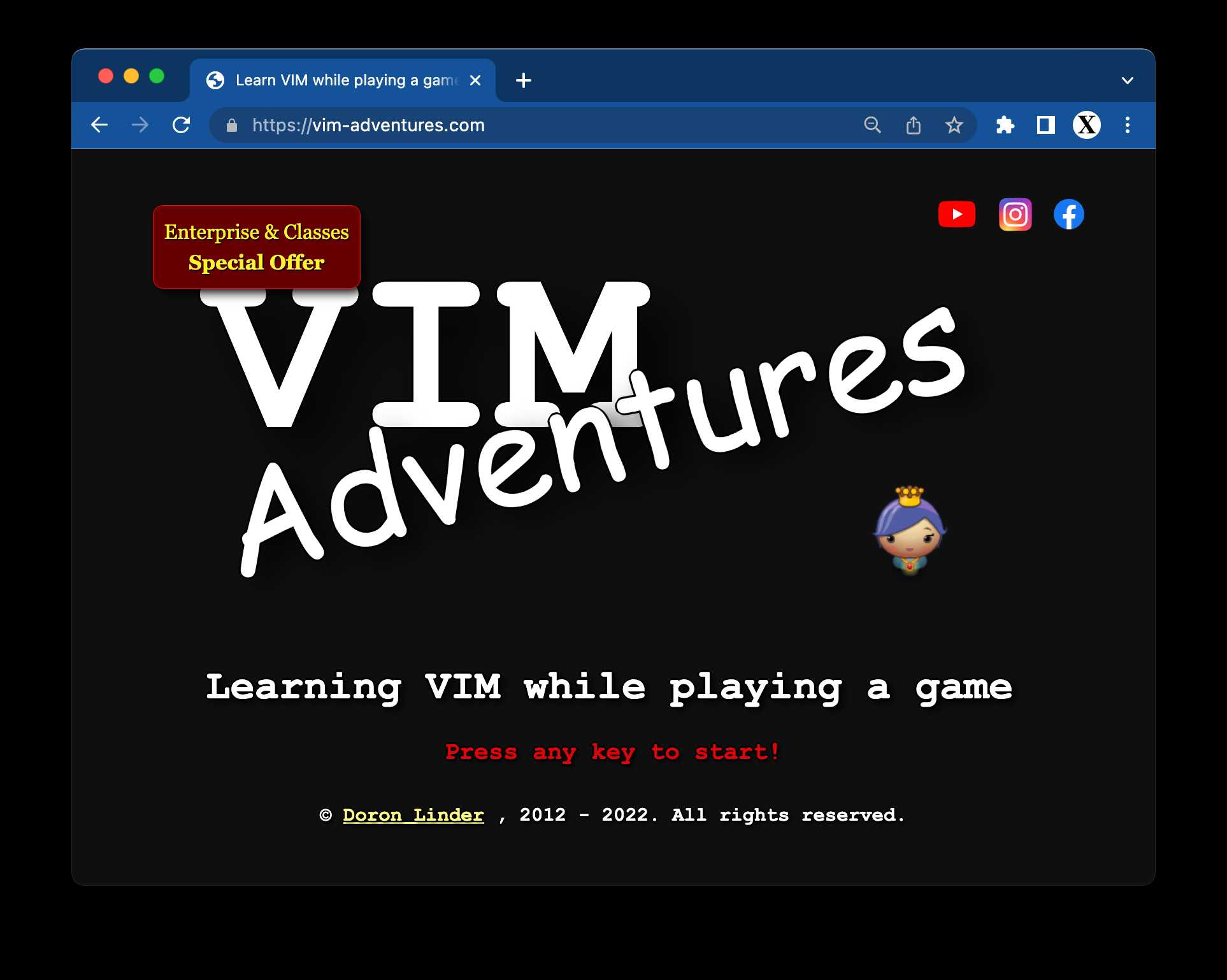 VIM Adventures - Learn VIM while playing a game