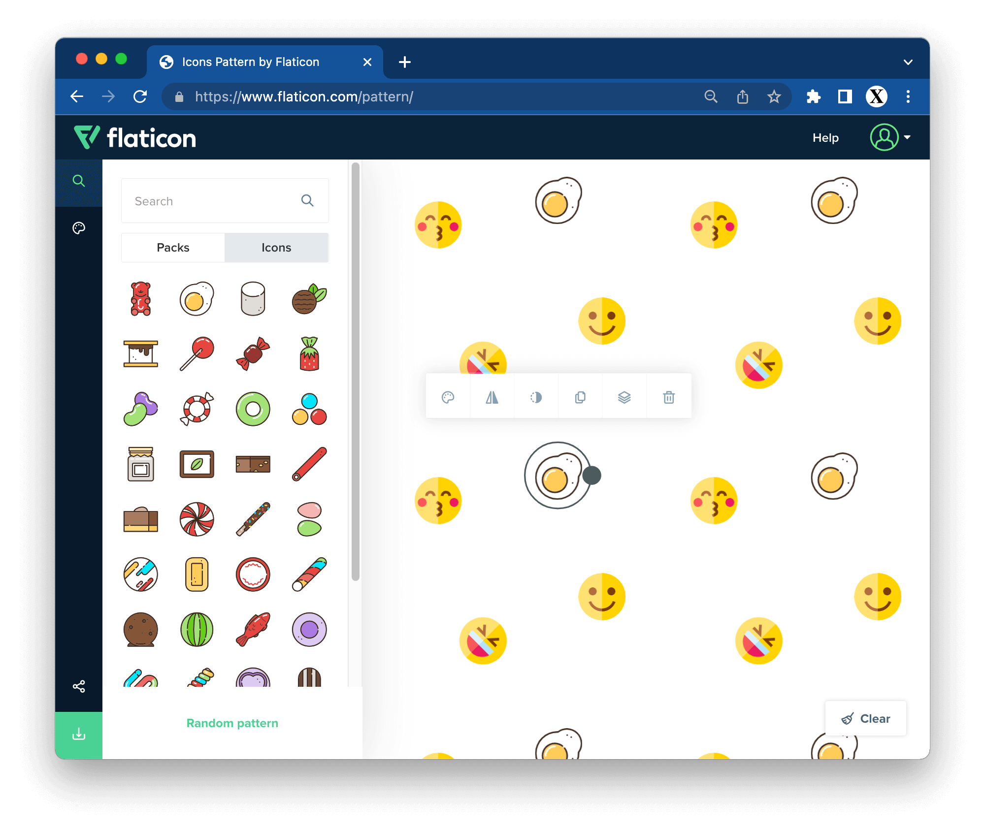 Icons Pattern