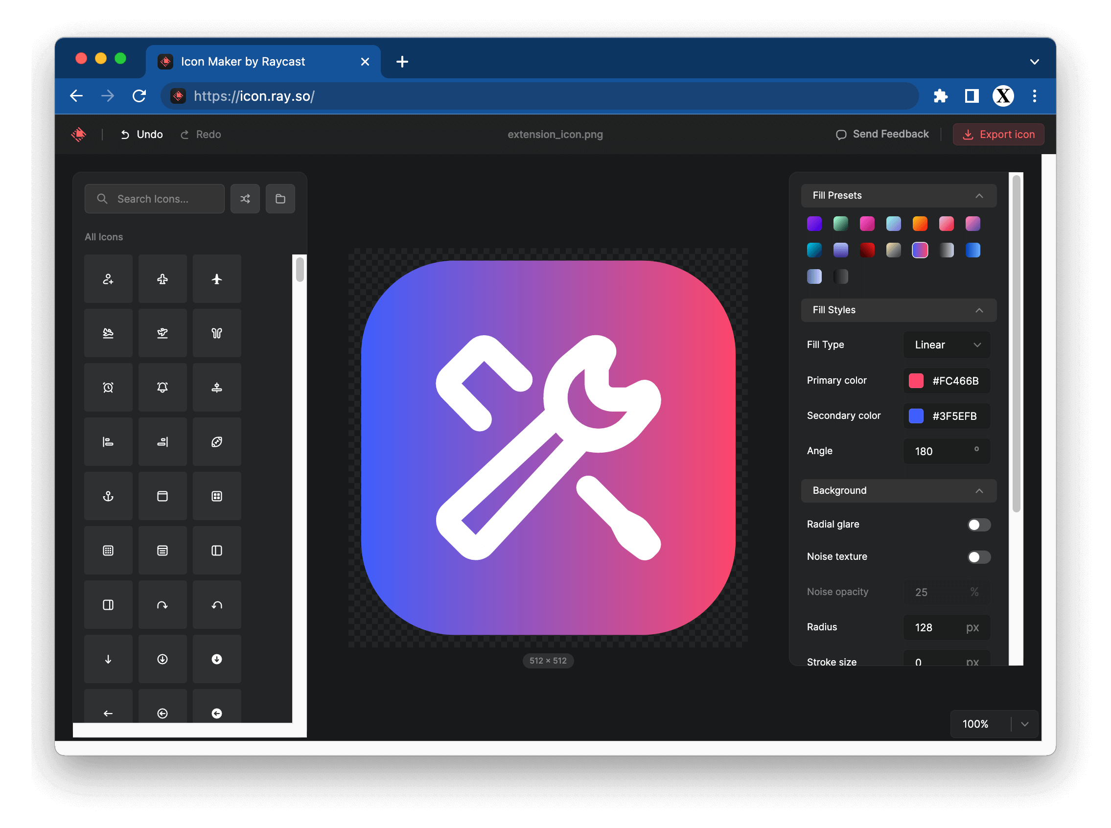 Icon Maker by Raycast