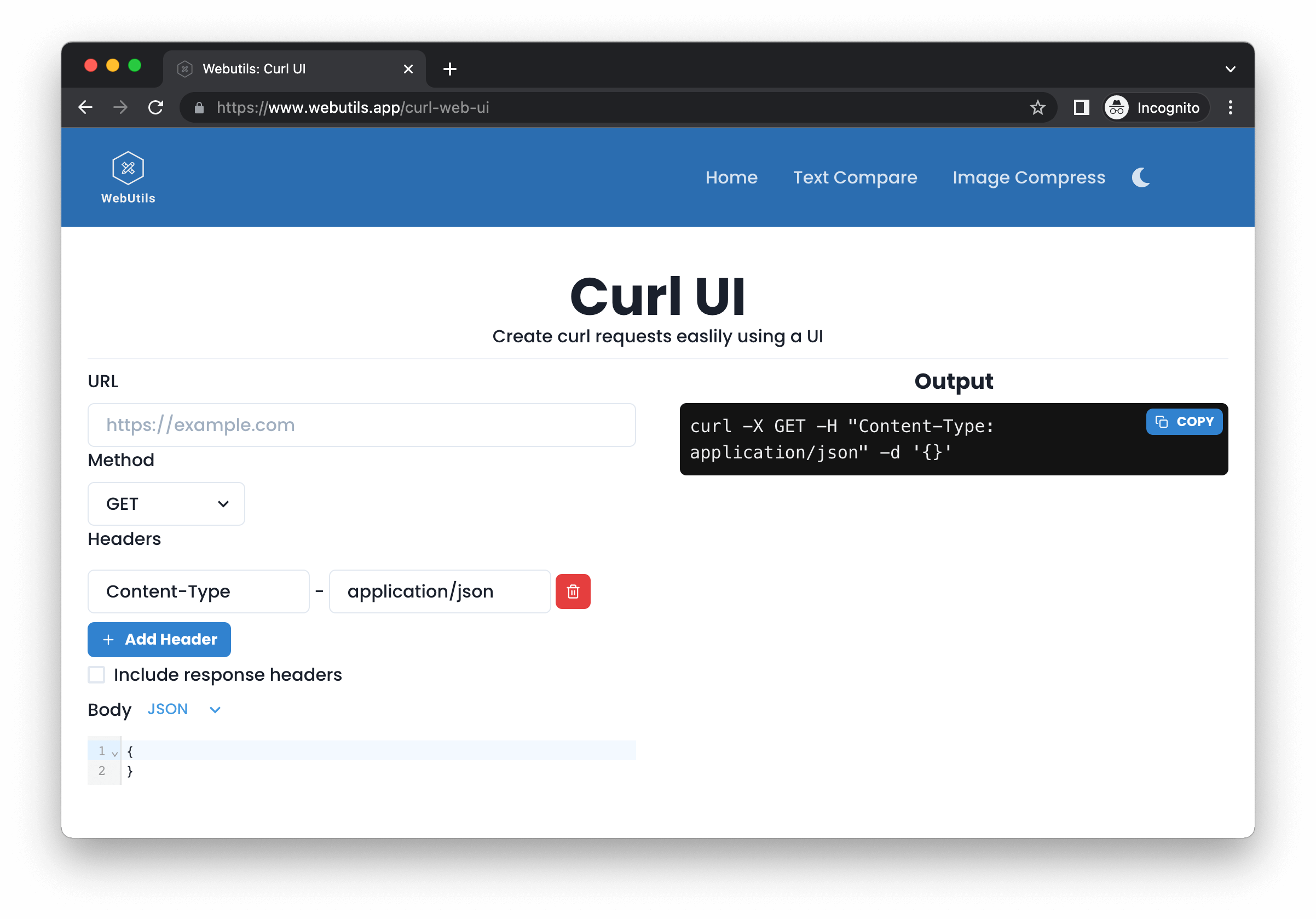 Curl UI
